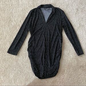 Worn Once Black and White Pea in the Pod Top!